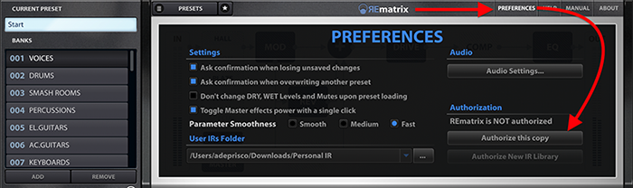 rematrix preference