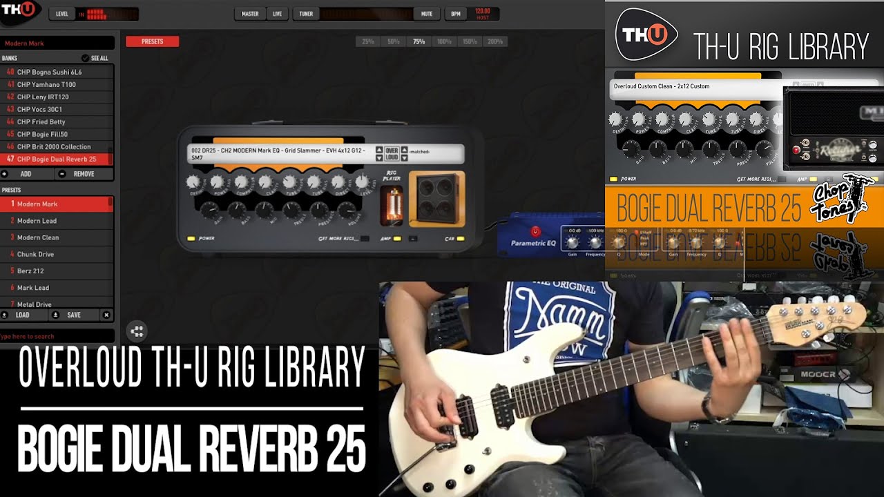 Embedded thumbnail for Choptones Bogie Dual Reverb 25 &gt; Video gallery