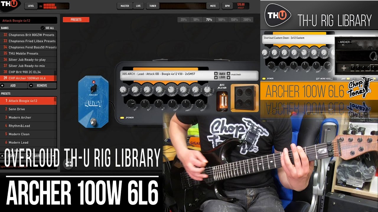 Embedded thumbnail for Choptones Archer 100W 6L6 &gt; Video gallery